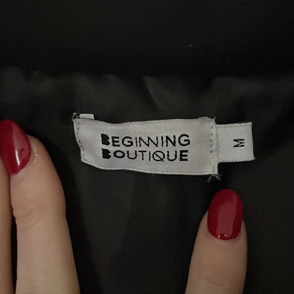 Black puffer jacket - Picture 3 of 7